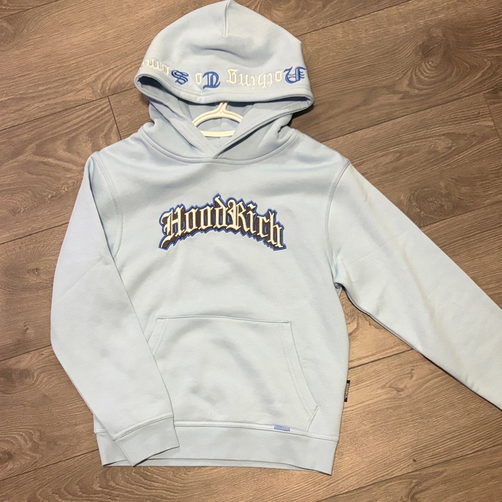 Hoodrich Kids Light Blue Pullover Hoodie